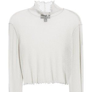 Wildfang White Long Sleeve Top